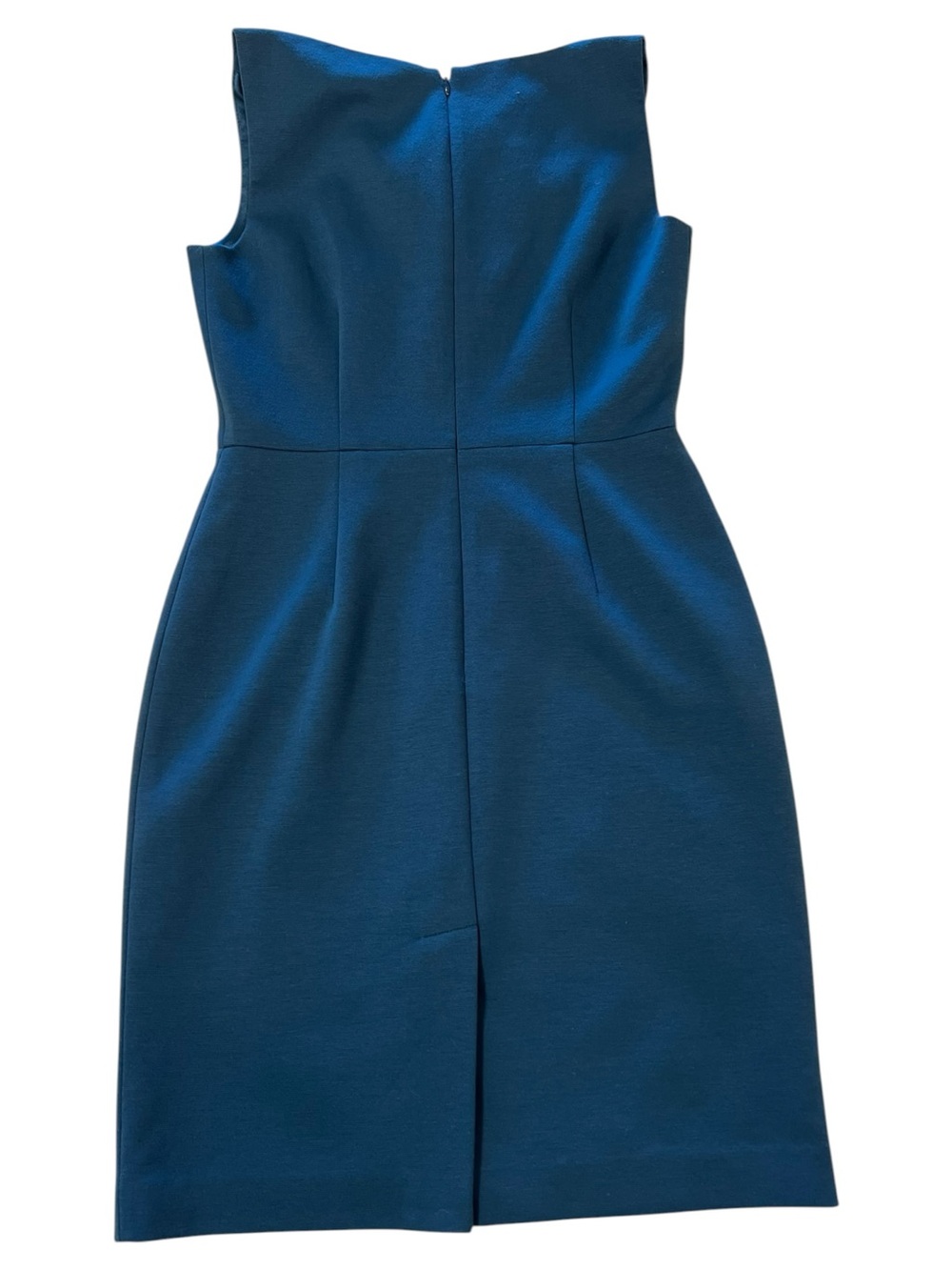 Tahari Sheath Dress Teal Draped Neck Workwear Career Professional Cocktail 📐4/6 - Picture 3 of 10